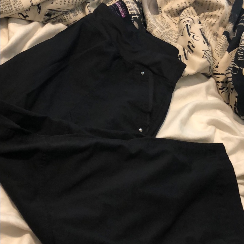 Black scrub set (pants & top)